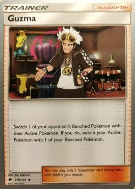 Guzma (115/147) (Buzzroc - Naohito Inoue) [World Championships 2018] Pokemon Single Pokémon  | Multizone: Comics And Games
