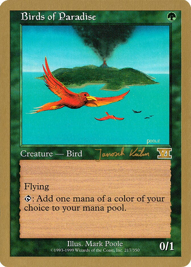 Birds of Paradise (Janosch Kuhn) [World Championship Decks 2000] MTG Single Magic: The Gathering  | Multizone: Comics And Games