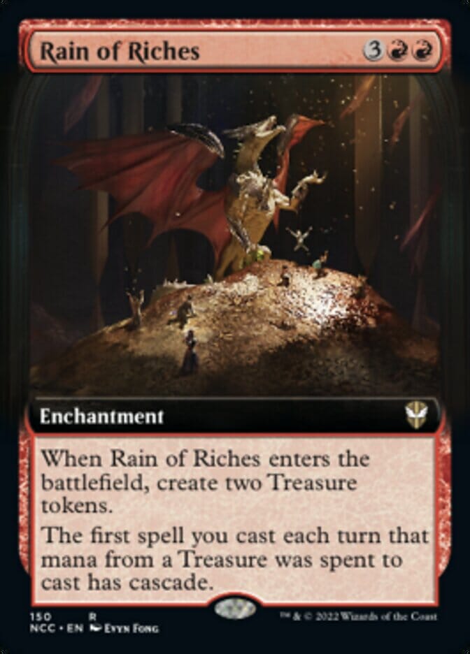 Rain of Riches (Extended Art) [Streets of New Capenna Commander] MTG Single Magic: The Gathering  | Multizone: Comics And Games