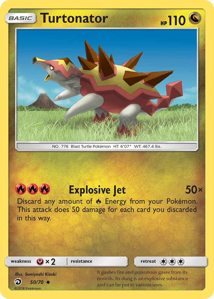 Turtonator (50/70) [Sun & Moon: Dragon Majesty] Pokemon Single Pokémon  | Multizone: Comics And Games