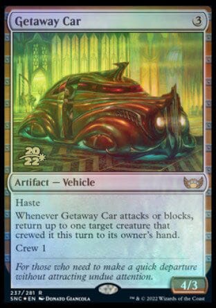 Getaway Car [Streets of New Capenna Prerelease Promos] MTG Single Magic: The Gathering  | Multizone: Comics And Games