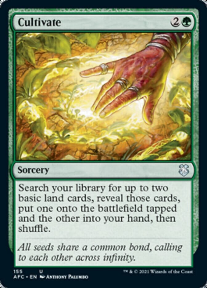 Cultivate [Dungeons & Dragons: Adventures in the Forgotten Realms Commander] MTG Single Magic: The Gathering  | Multizone: Comics And Games