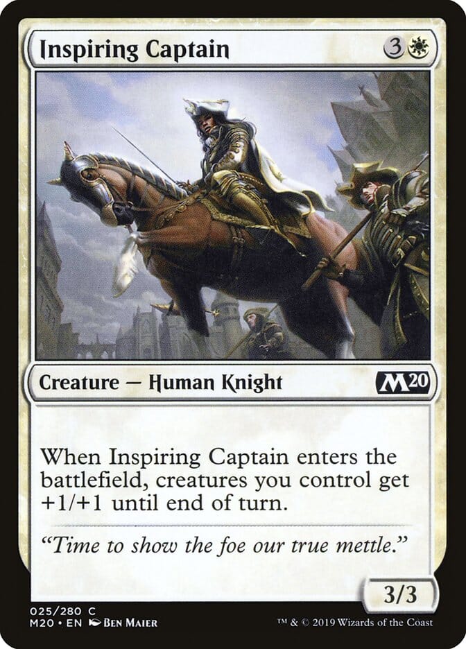 Inspiring Captain [Core Set 2020] MTG Single Magic: The Gathering  | Multizone: Comics And Games