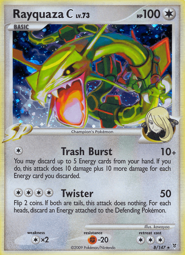 Rayquaza C (8/147) [Platinum: Supreme Victors] Pokemon Single Pokémon  | Multizone: Comics And Games