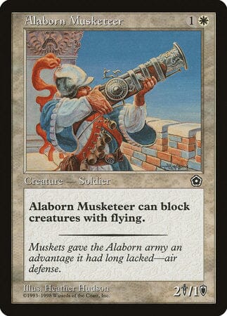 Alaborn Musketeer [Portal Second Age] MTG Single Magic: The Gathering  | Multizone: Comics And Games