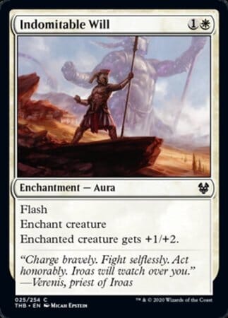 Indomitable Will [Theros Beyond Death] MTG Single Magic: The Gathering  | Multizone: Comics And Games