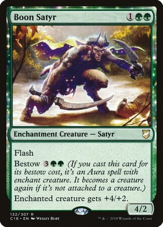 Boon Satyr [Commander 2018] MTG Single Magic: The Gathering  | Multizone: Comics And Games