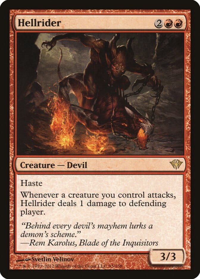 Hellrider [Dark Ascension] MTG Single Magic: The Gathering  | Multizone: Comics And Games