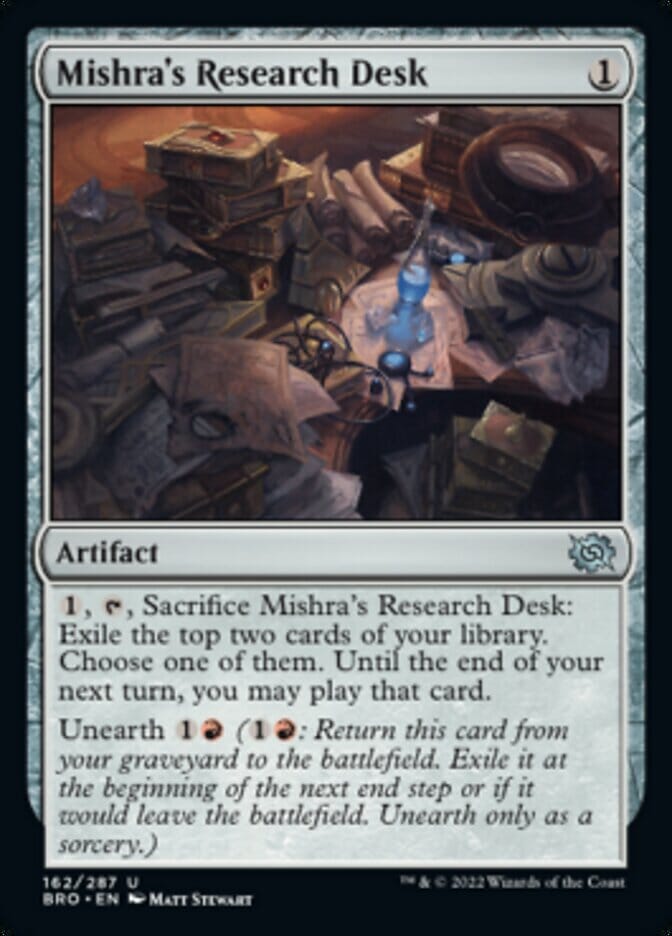 Mishra's Research Desk [The Brothers' War] MTG Single Magic: The Gathering  | Multizone: Comics And Games