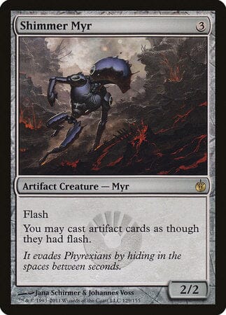 Shimmer Myr [Mirrodin Besieged] MTG Single Magic: The Gathering  | Multizone: Comics And Games