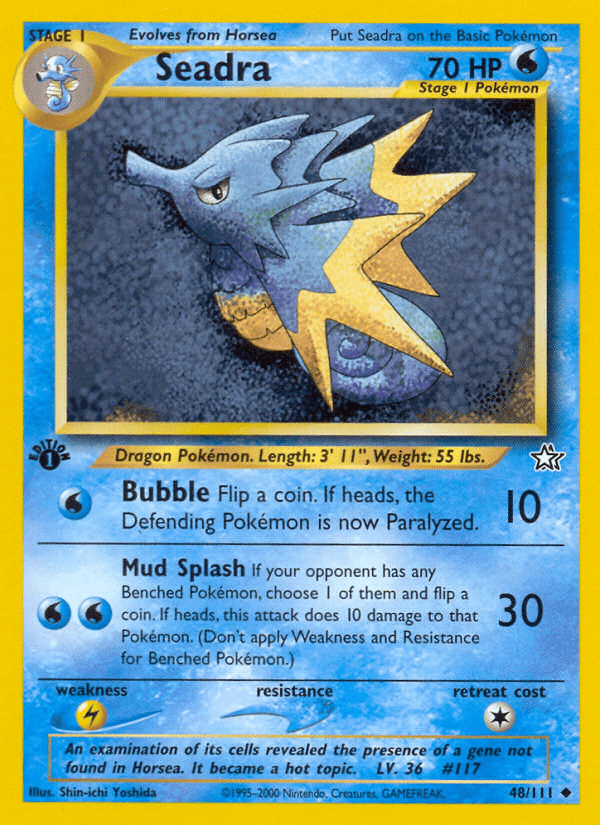 Seadra (48/111) [Neo Genesis 1st Edition] Pokemon Single Pokémon  | Multizone: Comics And Games