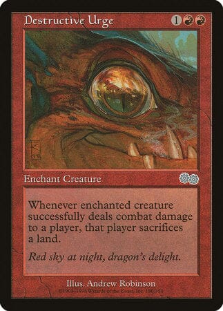 Destructive Urge [Urza's Saga] MTG Single Magic: The Gathering  | Multizone: Comics And Games