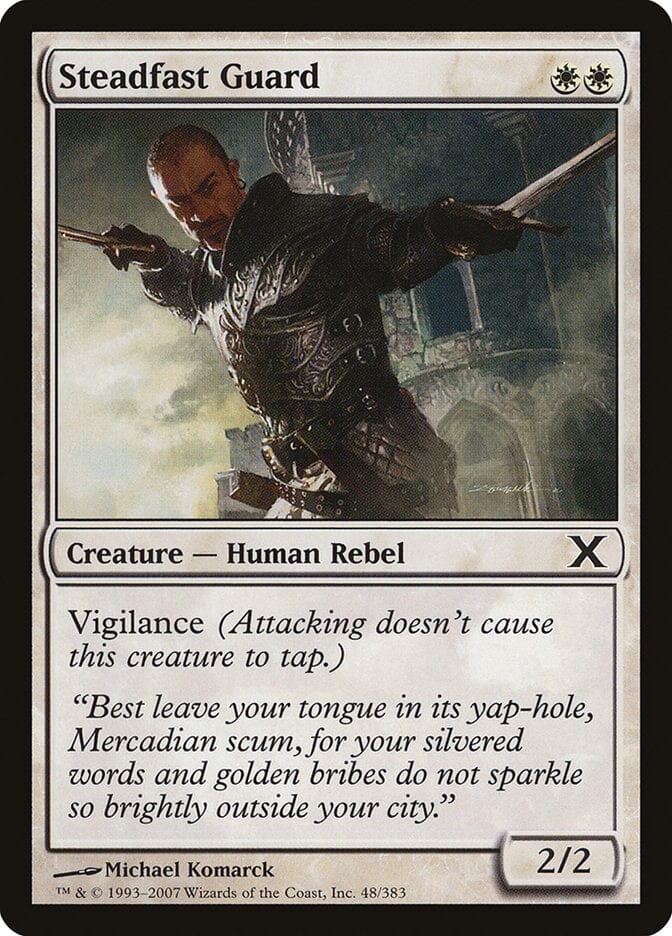 Steadfast Guard [Tenth Edition] MTG Single Magic: The Gathering  | Multizone: Comics And Games