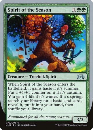 Spirit of the Season [Unsanctioned] MTG Single Magic: The Gathering  | Multizone: Comics And Games