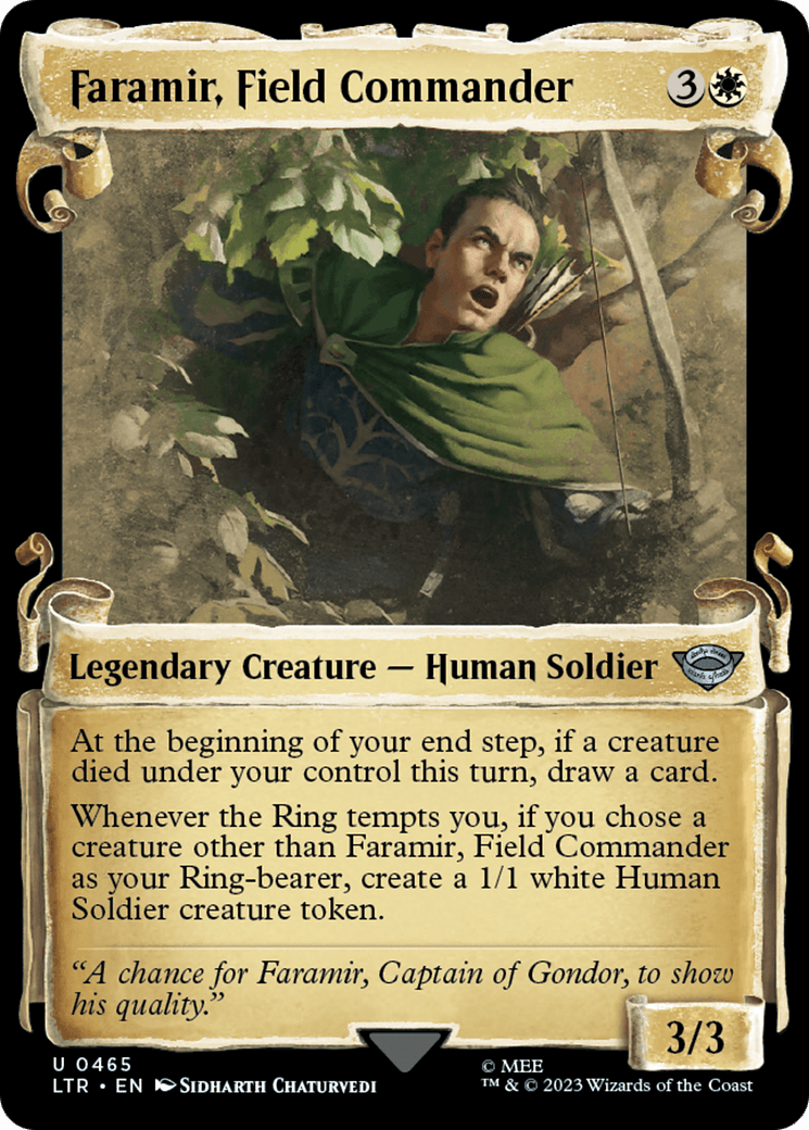 Faramir, Field Commander [The Lord of the Rings: Tales of Middle-Earth Showcase Scrolls] MTG Single Magic: The Gathering  | Multizone: Comics And Games