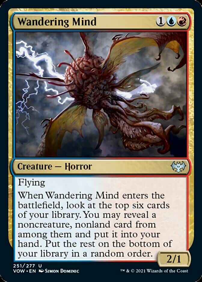 Wandering Mind [Innistrad: Crimson Vow] MTG Single Magic: The Gathering  | Multizone: Comics And Games