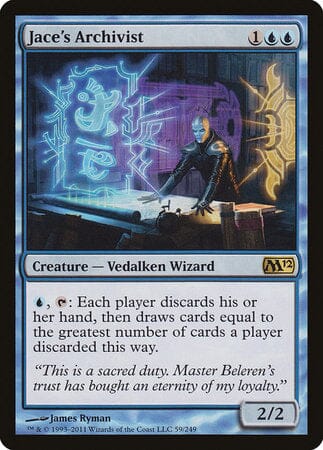 Jace's Archivist [Magic 2012] MTG Single Magic: The Gathering  | Multizone: Comics And Games