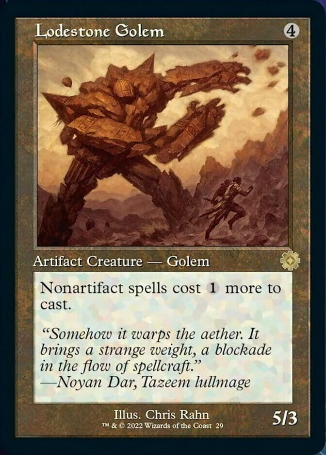 Lodestone Golem (Retro) [The Brothers' War Retro Artifacts] MTG Single Magic: The Gathering  | Multizone: Comics And Games