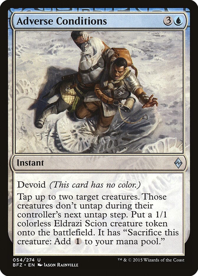 Adverse Conditions [Battle for Zendikar] MTG Single Magic: The Gathering  | Multizone: Comics And Games