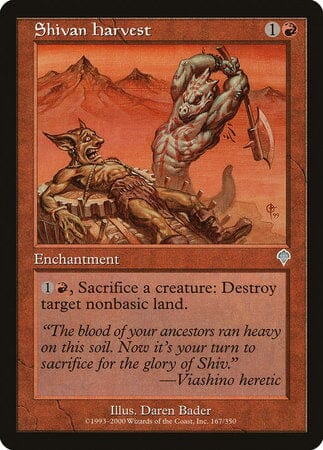 Shivan Harvest [Invasion] MTG Single Magic: The Gathering  | Multizone: Comics And Games