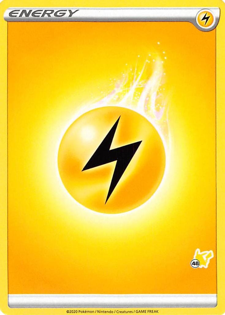 Lightning Energy (Pikachu Stamp #48) [Battle Academy 2022] Pokemon Single Pokémon  | Multizone: Comics And Games