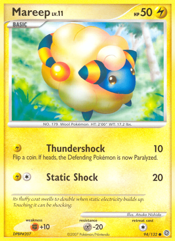 Mareep (94/132) [Diamond & Pearl: Secret Wonders] Pokemon Single Pokémon  | Multizone: Comics And Games