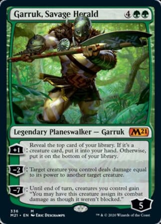 Garruk, Savage Herald [Core Set 2021] MTG Single Magic: The Gathering  | Multizone: Comics And Games