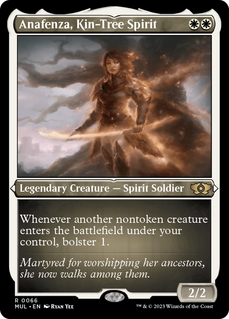 Anafenza, Kin-Tree Spirit (Foil Etched) [Multiverse Legends] MTG Single Magic: The Gathering  | Multizone: Comics And Games