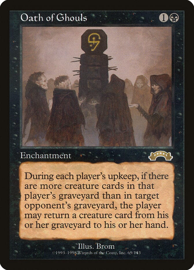 Oath of Ghouls [Exodus] MTG Single Magic: The Gathering  | Multizone: Comics And Games