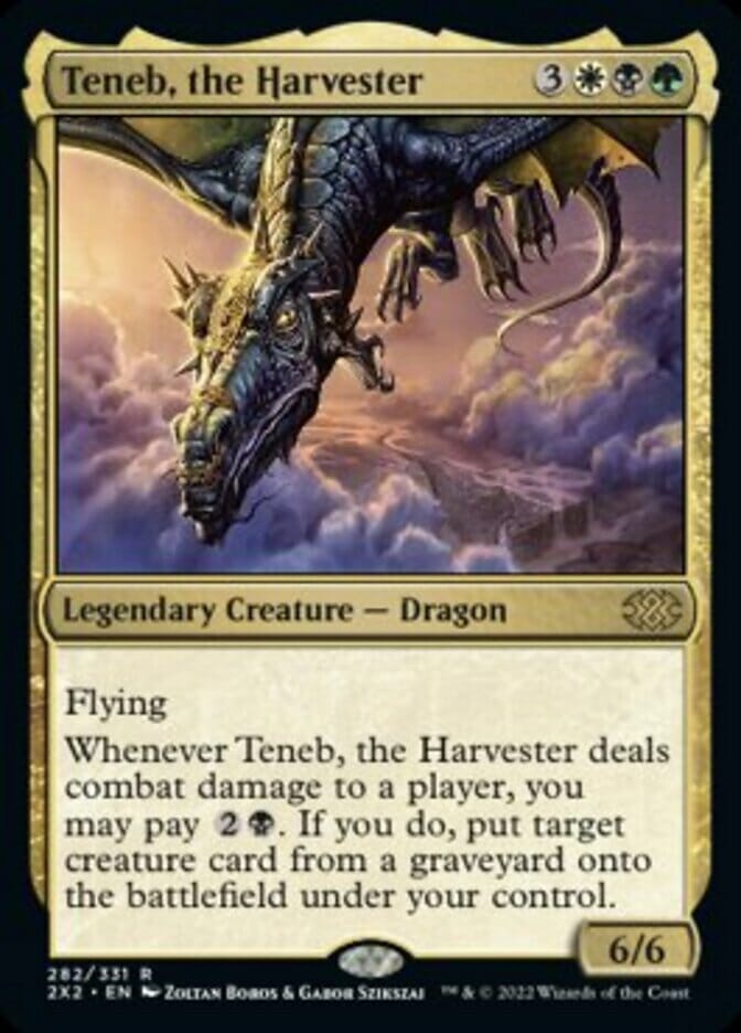 Teneb, the Harvester [Double Masters 2022] MTG Single Magic: The Gathering  | Multizone: Comics And Games