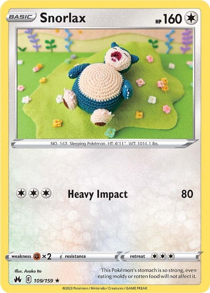 Snorlax (109/159) [Sword & Shield: Crown Zenith] Pokemon Single Pokémon  | Multizone: Comics And Games