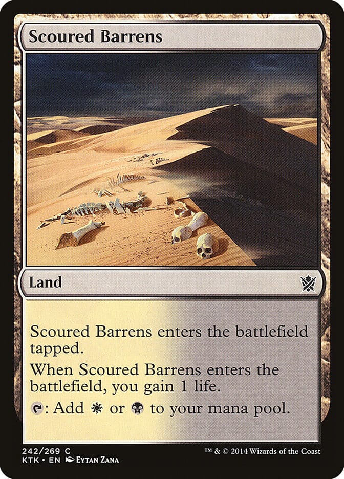 Scoured Barrens [Khans of Tarkir] MTG Single Magic: The Gathering  | Multizone: Comics And Games