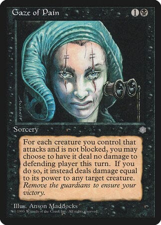 Gaze of Pain [Ice Age] MTG Single Magic: The Gathering  | Multizone: Comics And Games