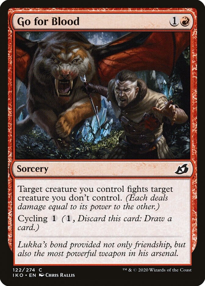 Go for Blood [Ikoria: Lair of Behemoths] MTG Single Magic: The Gathering  | Multizone: Comics And Games