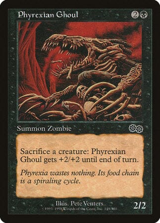 Phyrexian Ghoul [Urza's Saga] MTG Single Magic: The Gathering  | Multizone: Comics And Games