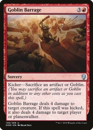 Goblin Barrage [Dominaria] MTG Single Magic: The Gathering  | Multizone: Comics And Games