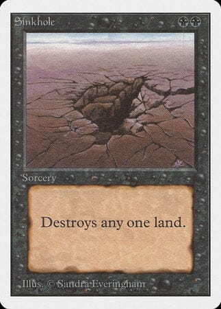 Sinkhole [Unlimited Edition] MTG Single Magic: The Gathering  | Multizone: Comics And Games