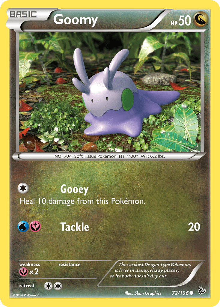 Goomy (72/106) [XY: Flashfire] Pokemon Single Pokémon  | Multizone: Comics And Games