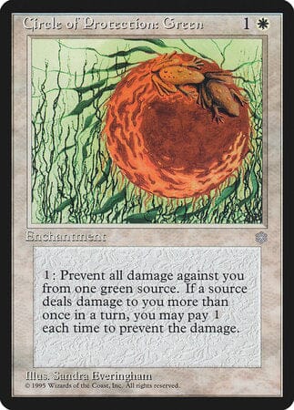 Circle of Protection: Green [Ice Age] MTG Single Magic: The Gathering  | Multizone: Comics And Games