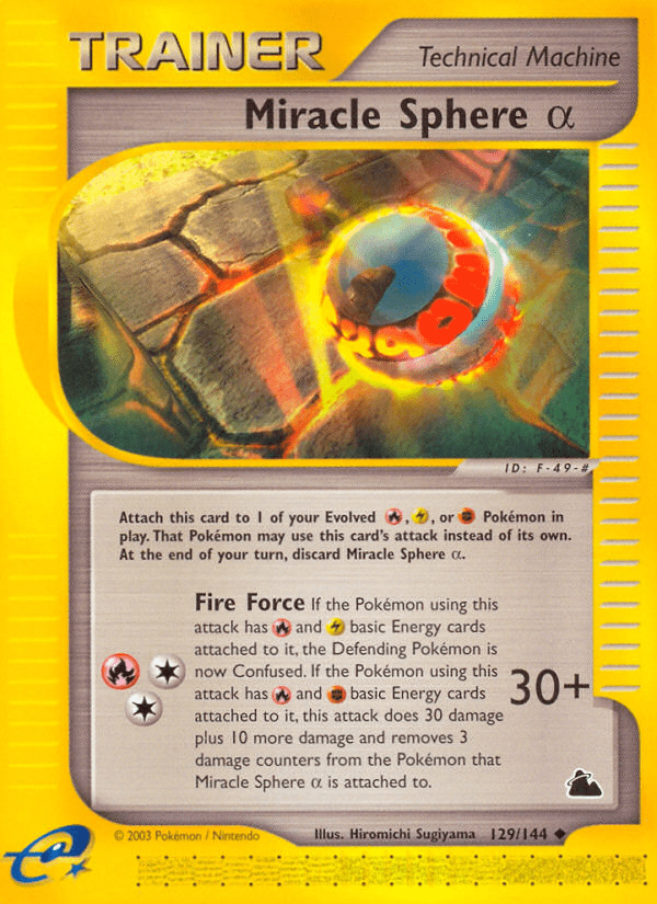 Miracle Sphere Alpha (129/144) [Skyridge] Pokemon Single Pokémon  | Multizone: Comics And Games