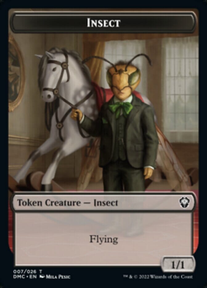 Phyrexian // Insect Double-sided Token [Dominaria United Tokens] MTG Single Magic: The Gathering  | Multizone: Comics And Games