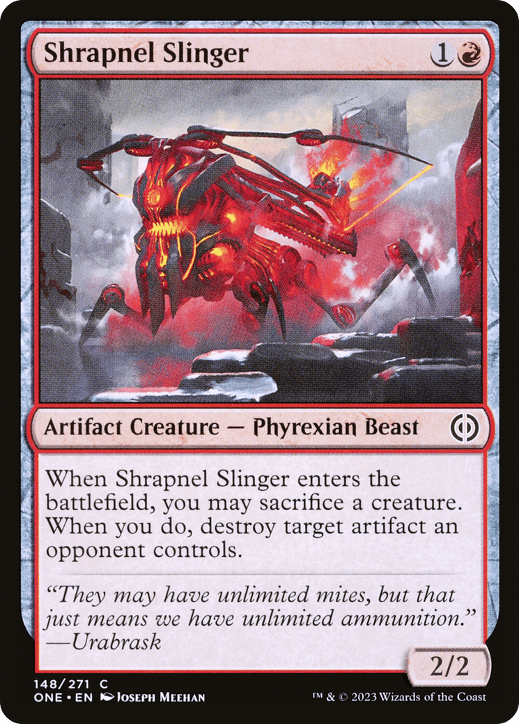 Shrapnel Slinger [Phyrexia: All Will Be One] MTG Single Magic: The Gathering  | Multizone: Comics And Games