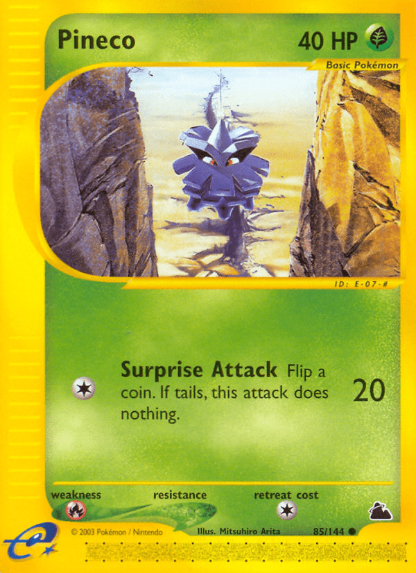 Pineco (85/144) [Skyridge] Pokemon Single Pokémon  | Multizone: Comics And Games