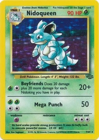 Nidoqueen (7/64) [Jungle Unlimited] Pokemon Single Pokémon  | Multizone: Comics And Games