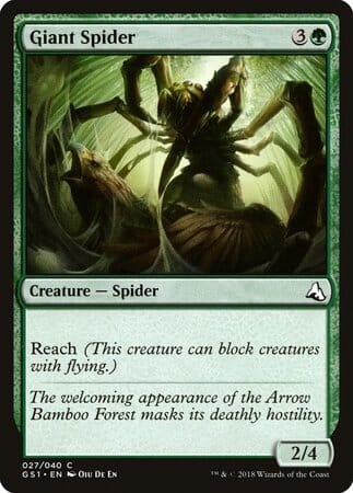 Giant Spider [Global Series Jiang Yanggu & Mu Yanling] MTG Single Magic: The Gathering  | Multizone: Comics And Games
