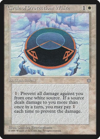 Circle of Protection: White [Ice Age] MTG Single Magic: The Gathering  | Multizone: Comics And Games