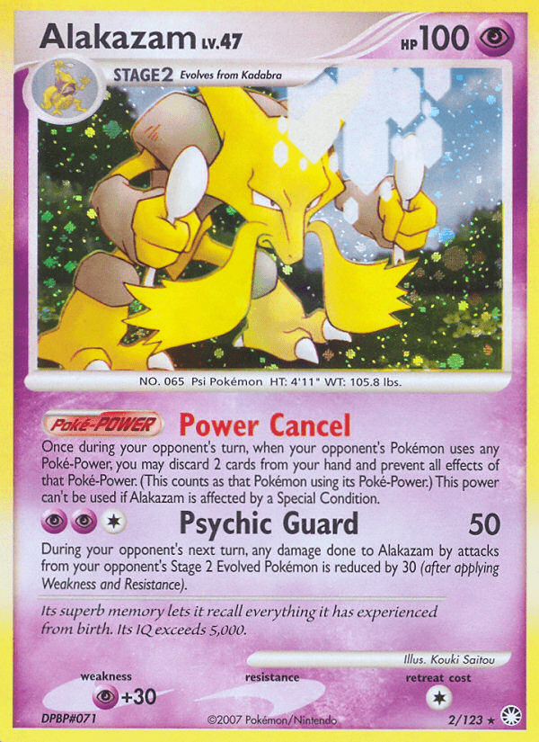 Alakazam (2/123) [Diamond & Pearl: Mysterious Treasures] Pokemon Single Pokémon  | Multizone: Comics And Games