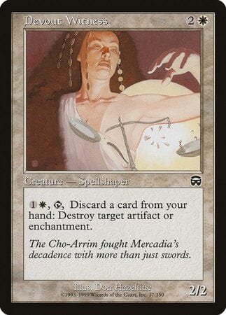 Devout Witness [Mercadian Masques] MTG Single Magic: The Gathering  | Multizone: Comics And Games