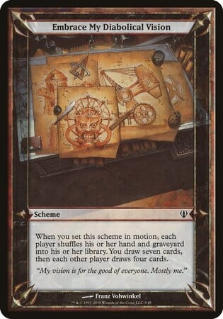 Embrace My Diabolical Vision (Archenemy) [Archenemy Schemes] MTG Single Magic: The Gathering  | Multizone: Comics And Games