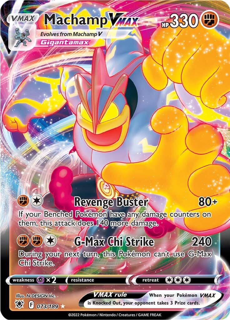Machamp VMAX (073/189) [Sword & Shield: Astral Radiance] Pokemon Single Pokémon  | Multizone: Comics And Games